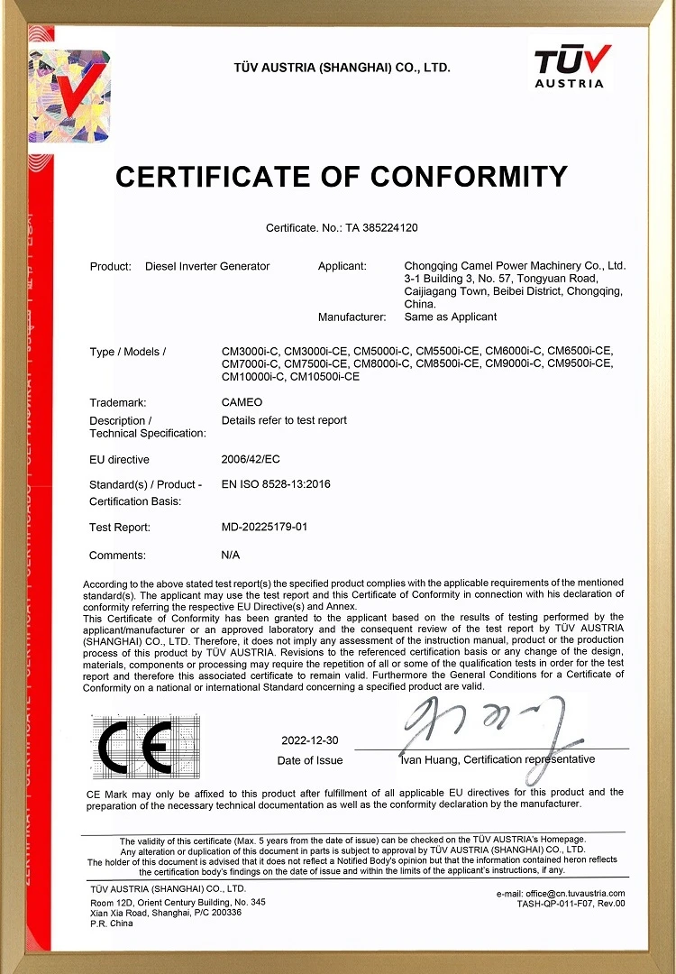 Сертификат CE