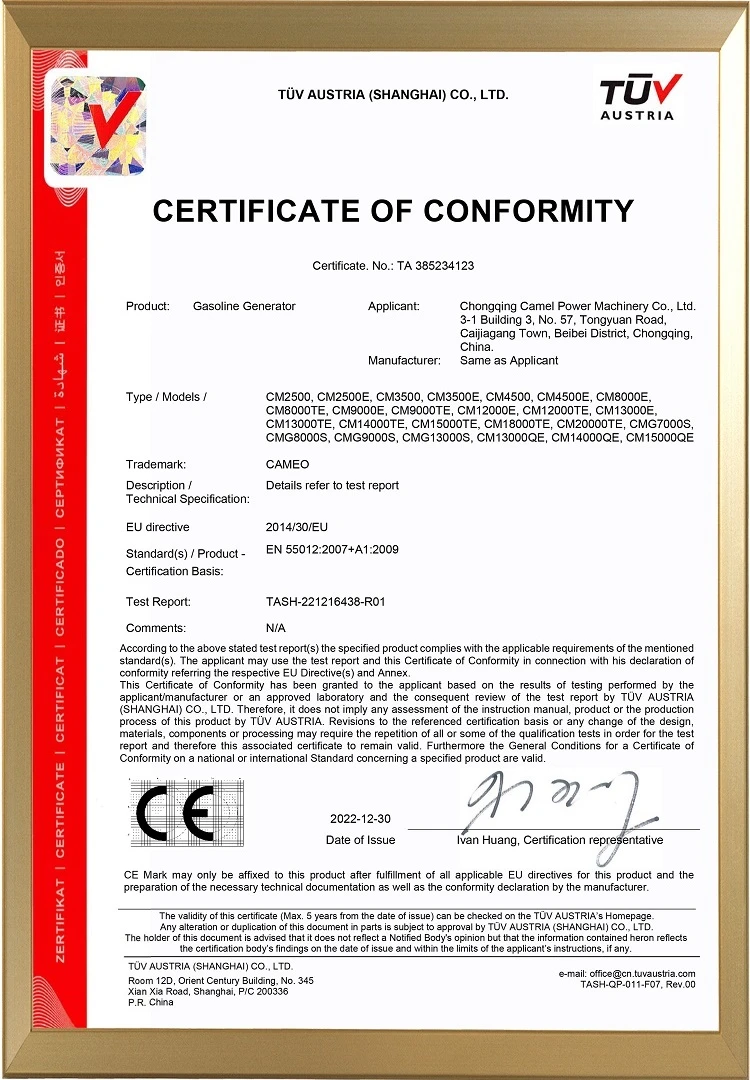 Сертификат CE