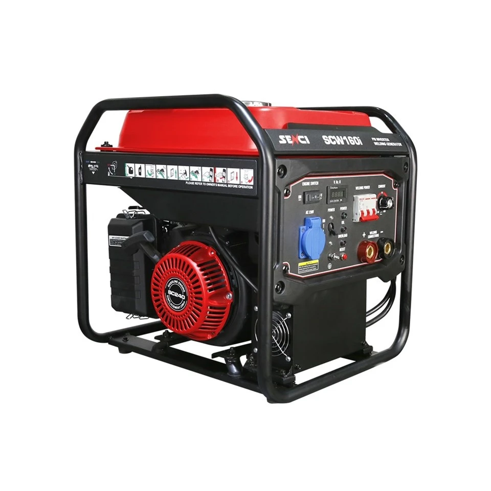 Бензиновый инверторный сварочный генератор SCW160i, 160 А